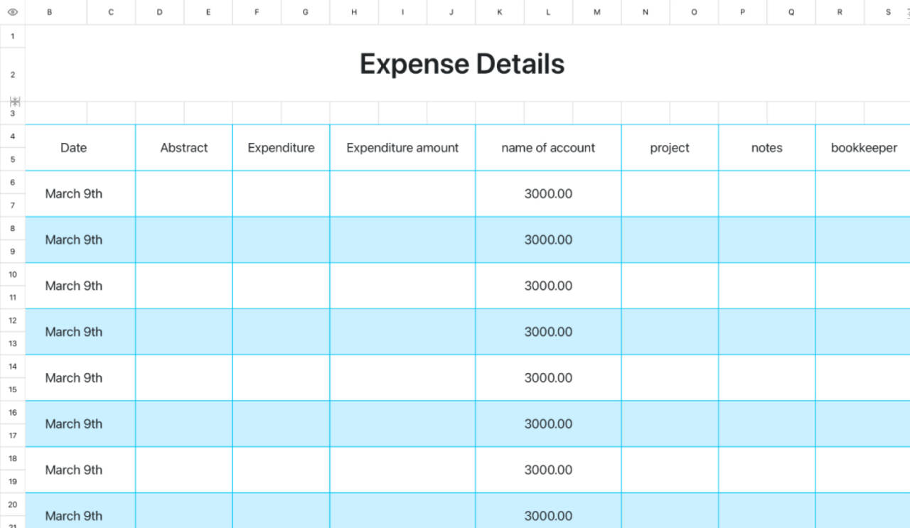 Expense Details